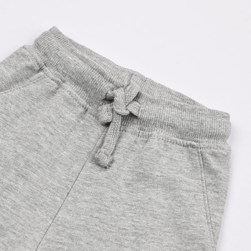 Infant Boys Jersey/Terry Short Skater Dino-Heater.Grey