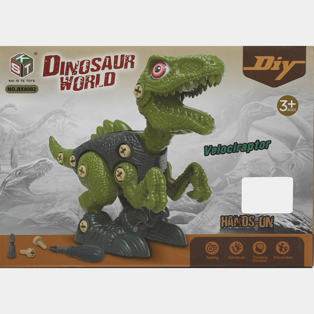 DIY STEM Dinosaur World Velociraptor