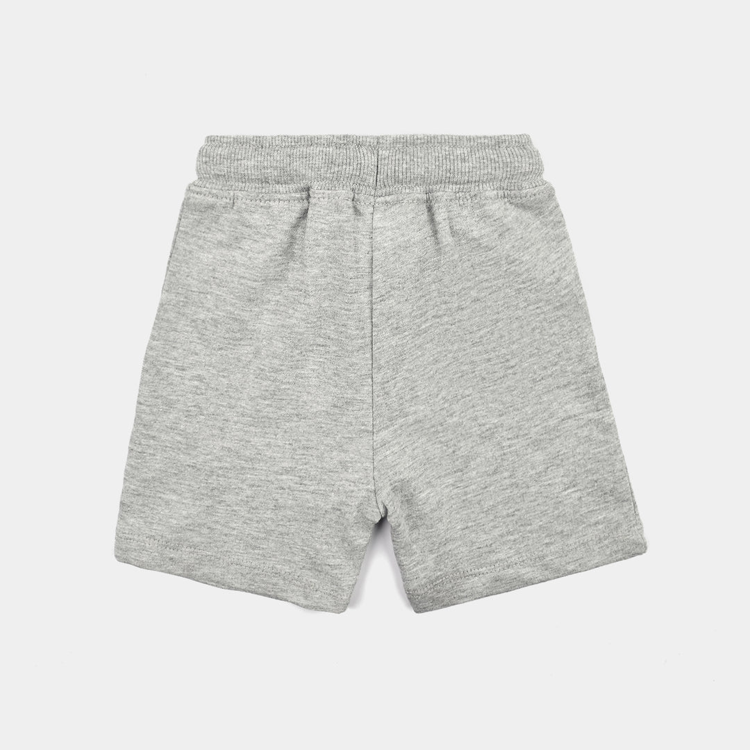 Infant Boys Jersey/Terry Short Skater Dino-Heater.Grey
