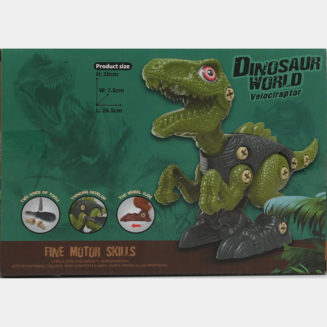 DIY STEM Dinosaur World Velociraptor
