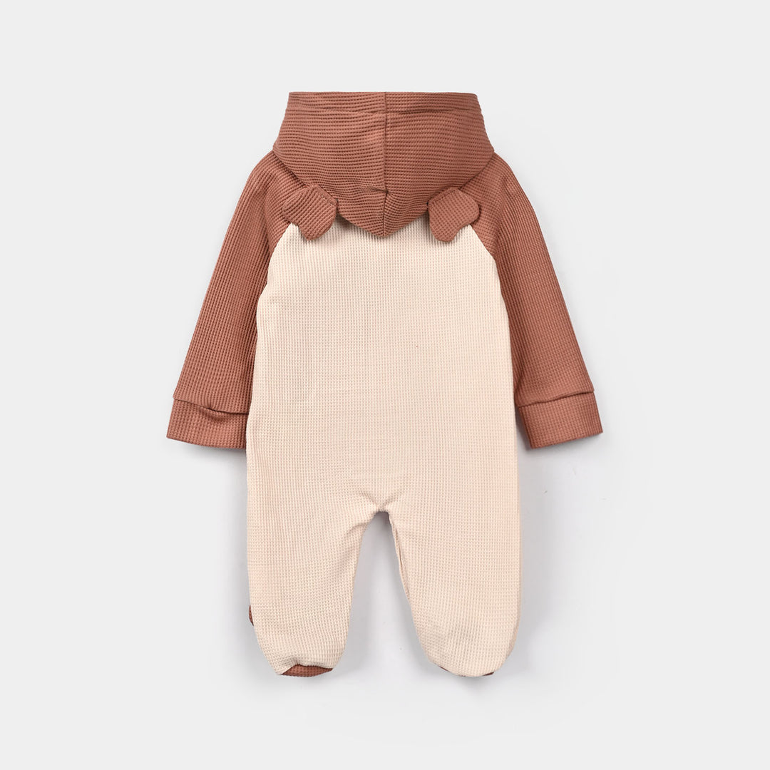 Infant Girls Thermal Knitted Romper 319 - 077- Brown