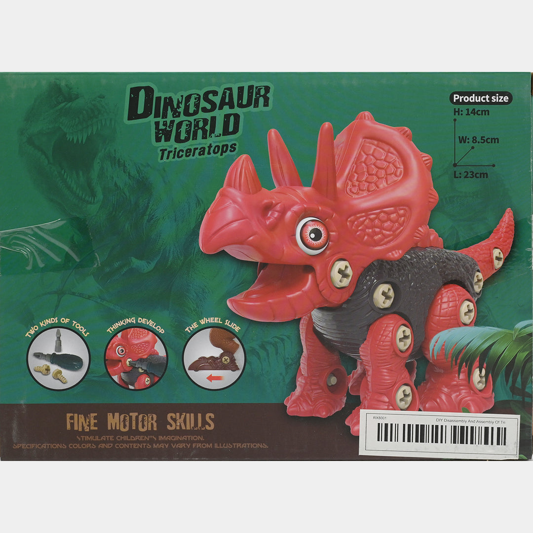 DIY STEM Dinosaur World Triceratops