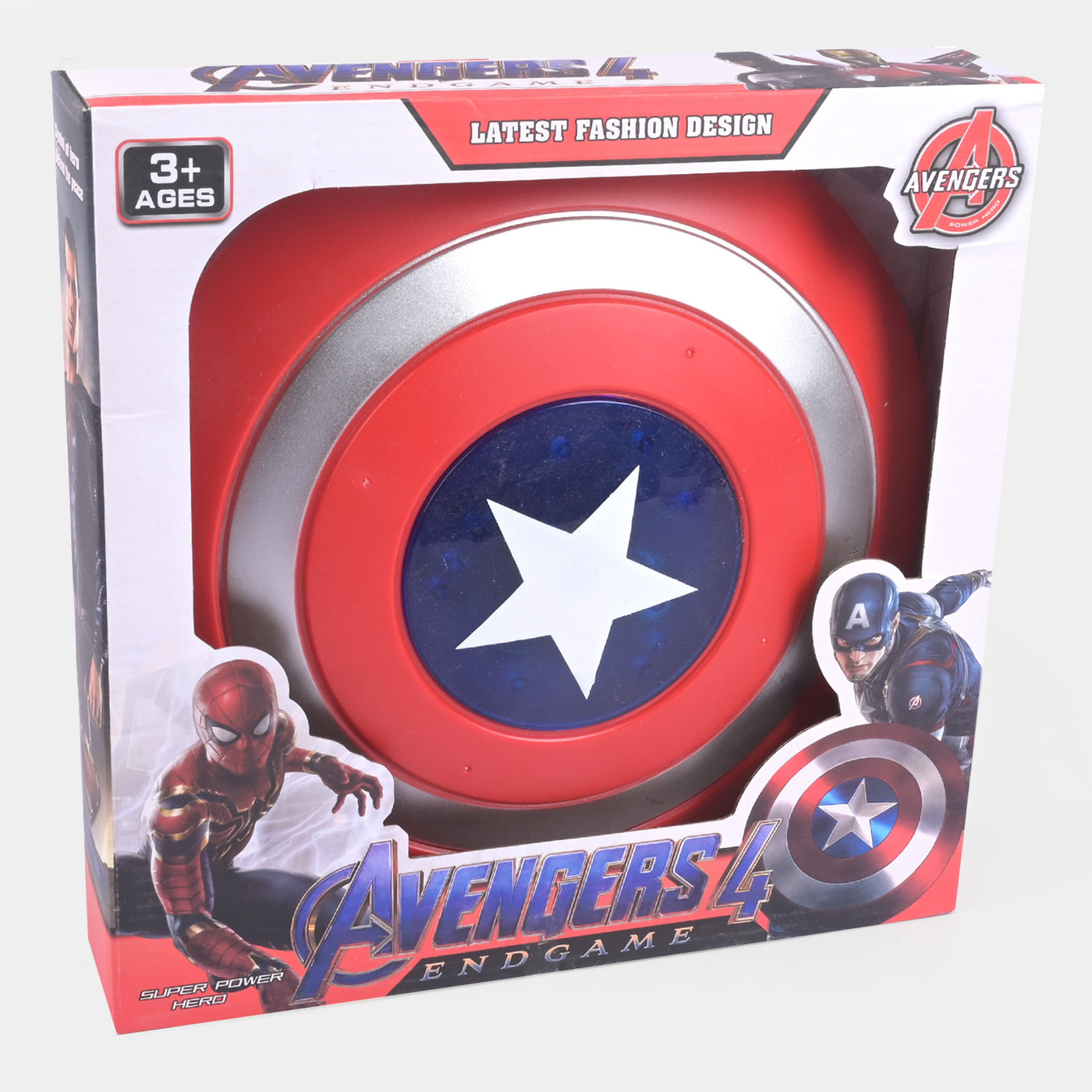 Action Hero Roleplay Shield With Light For Kids