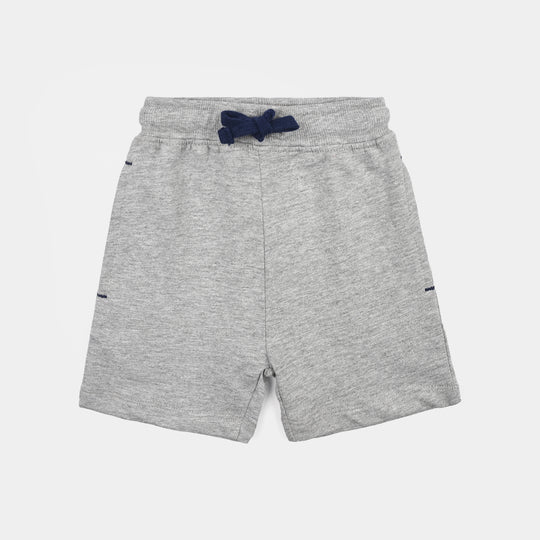 Boys Jersey/Terry Short Basic-Heater.Grey