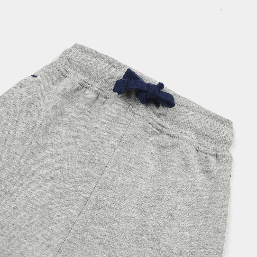 Boys Jersey/Terry Short Basic-Heater.Grey