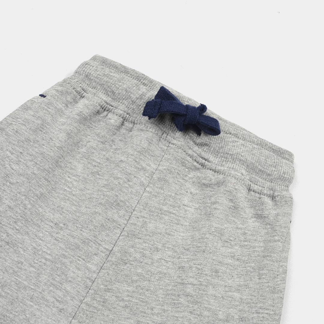 Boys Jersey/Terry Short Basic-Heater.Grey