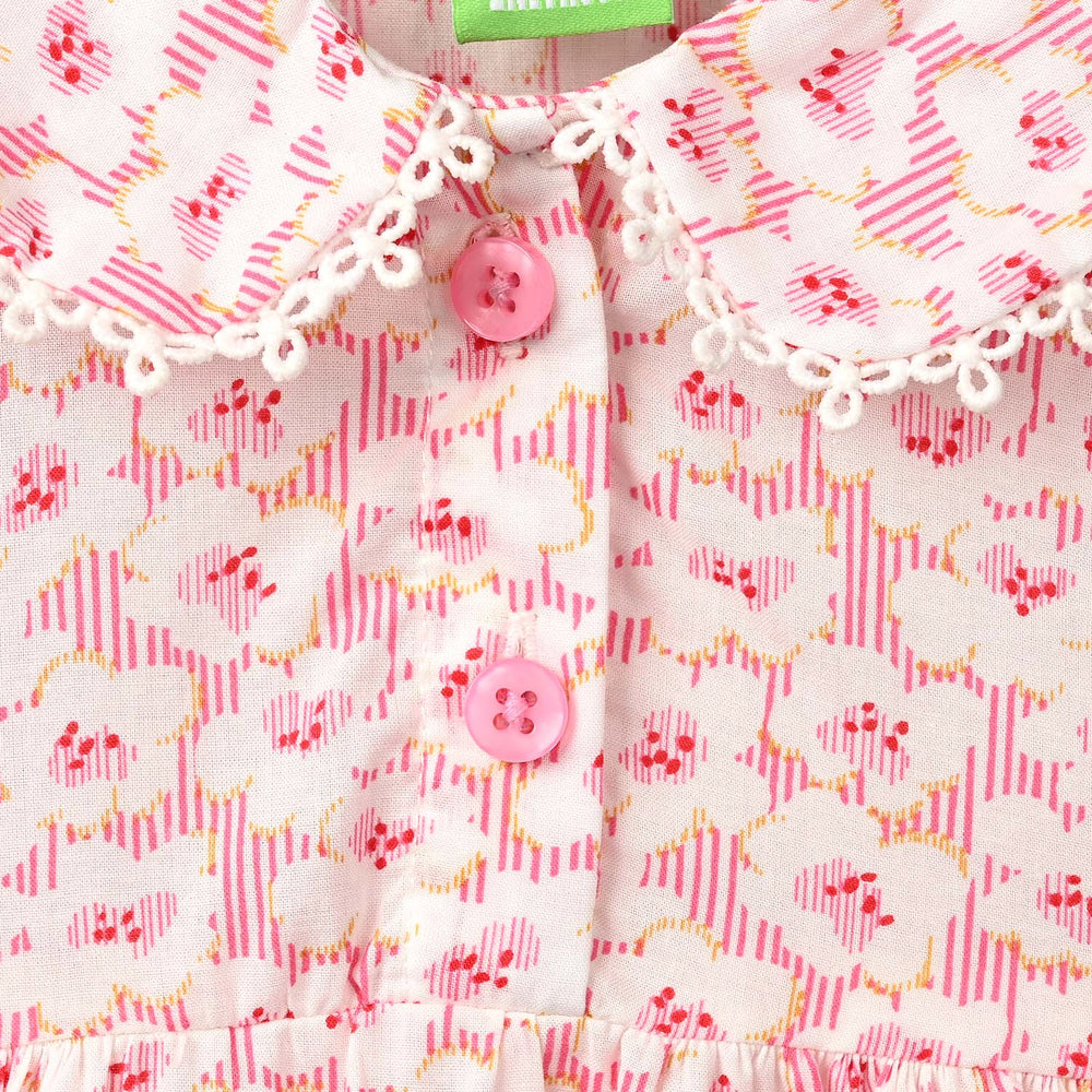 Infant Girls CVC Casual Top Lotus-White