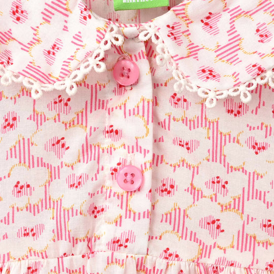 Infant Girls CVC Casual Top Lotus-White
