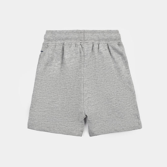 Boys Jersey/Terry Short Basic-Heater.Grey
