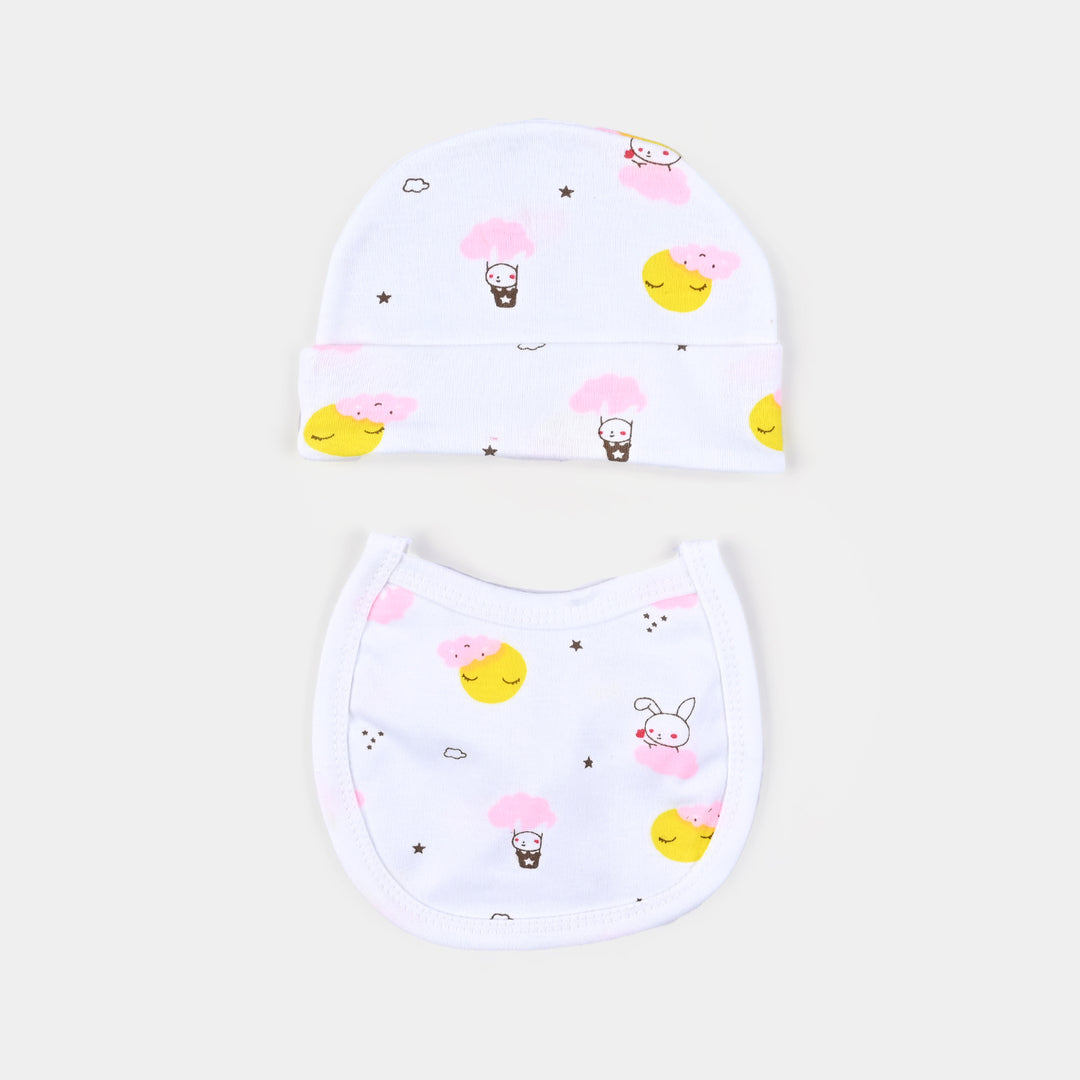 Baby Winter Suit Rabbit Pink 4PCs | 0-3M