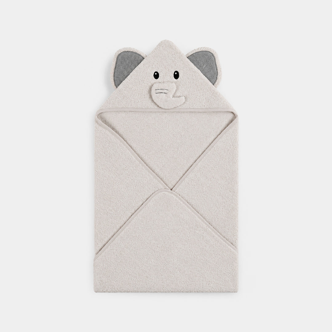 Baby Hooded Bath Towel & Matching Washcloth Set