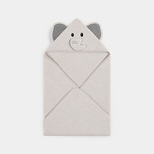 Baby Hooded Bath Towel & Matching Washcloth Set