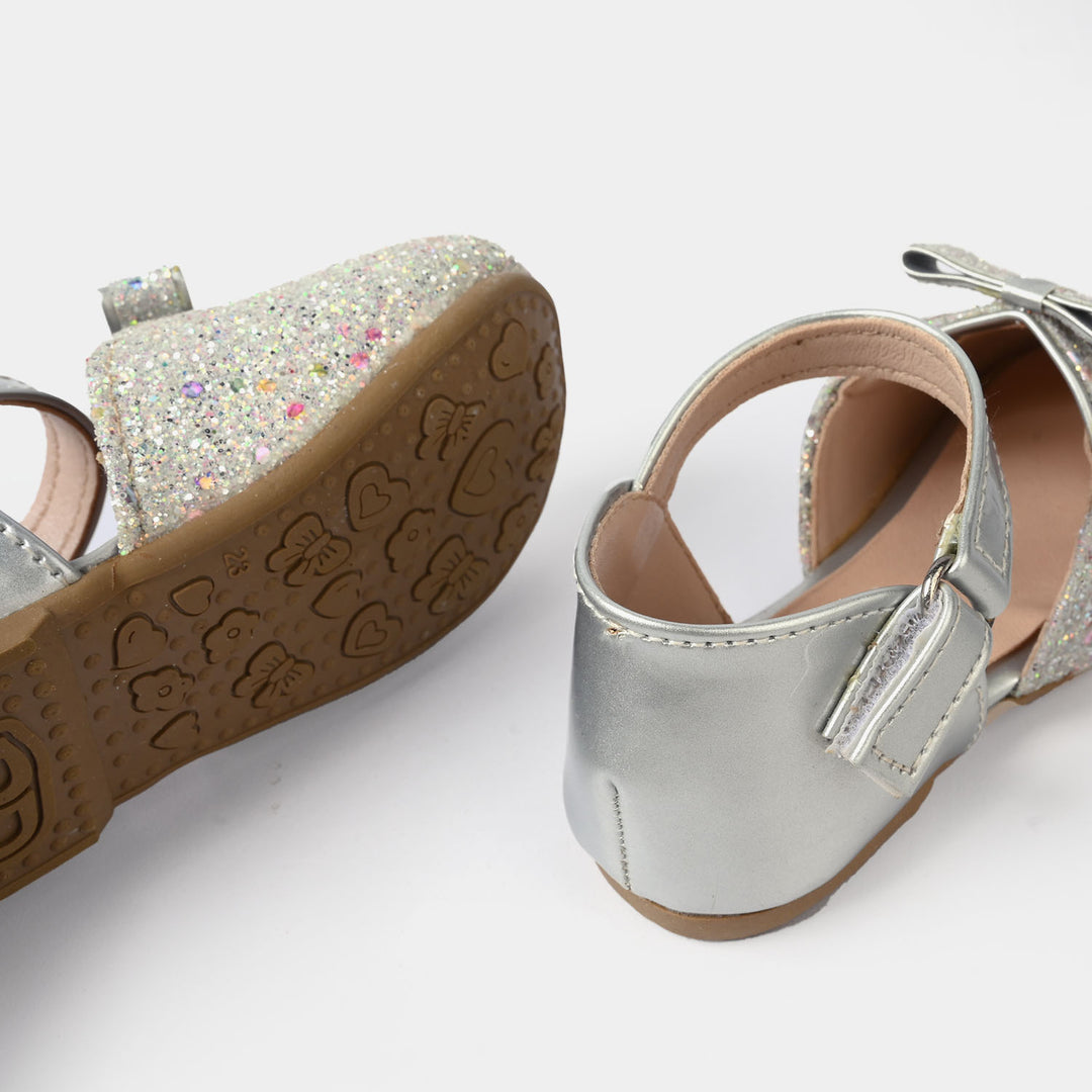 Girls Pumps 1325 - Silver