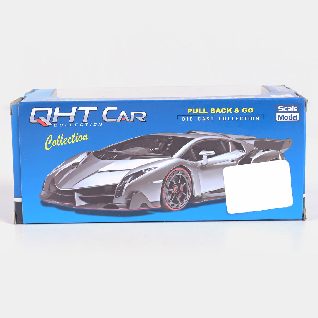 Die-Cast Model Pullback Car With Light Sound