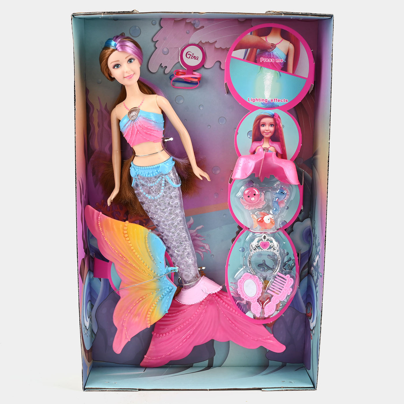 Mermaid Doll Play Set For Girls