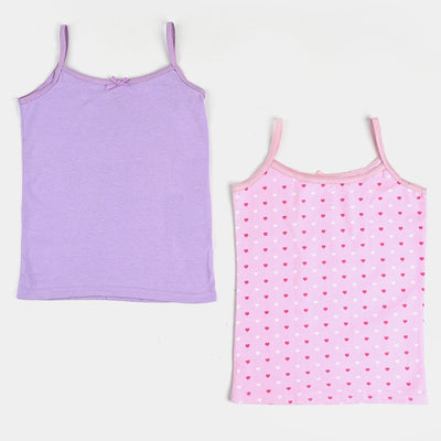 Girls Cami Pack of 2 Hearts