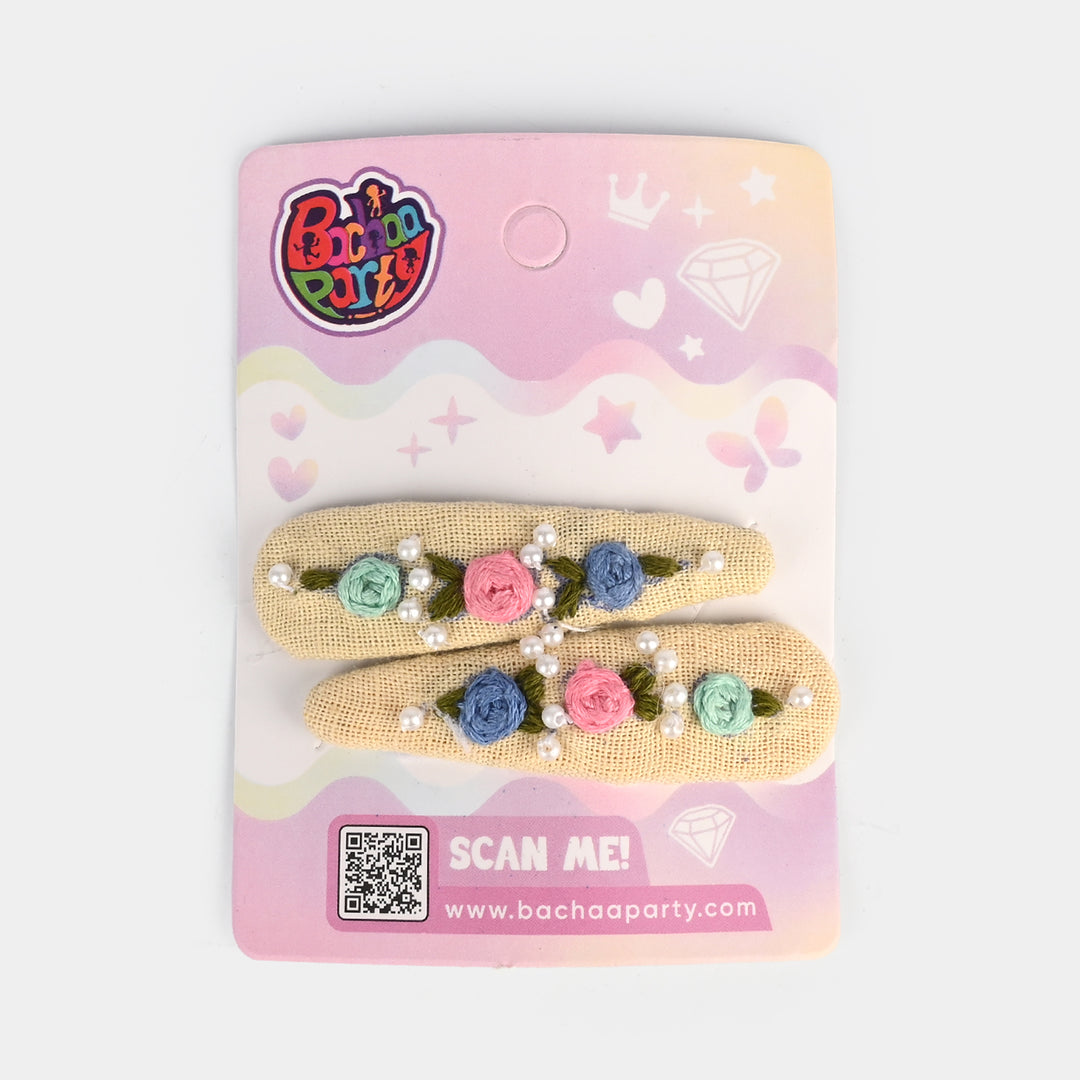 Embroidery Hair Clips