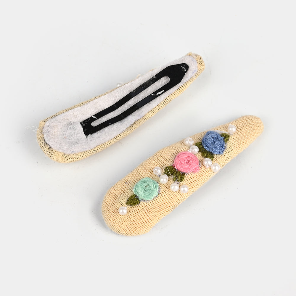Embroidery Hair Clips