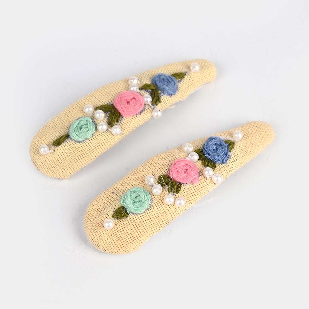 Embroidery Hair Clips