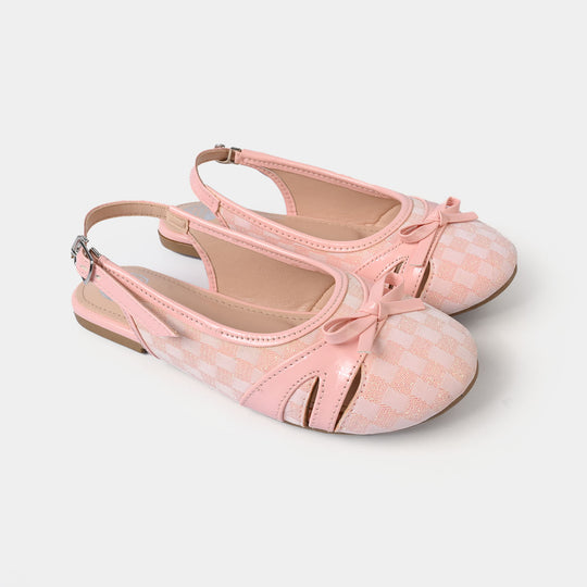 Girls Sling Back 456-112 - Pink