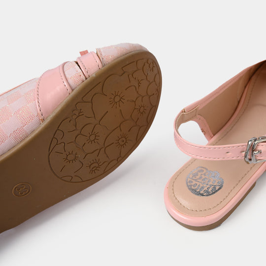 Girls Sling Back 456-112 - Pink