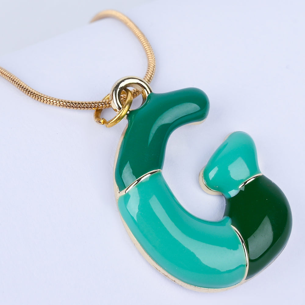 Trendy Alphabet Pendant Necklace for Girls