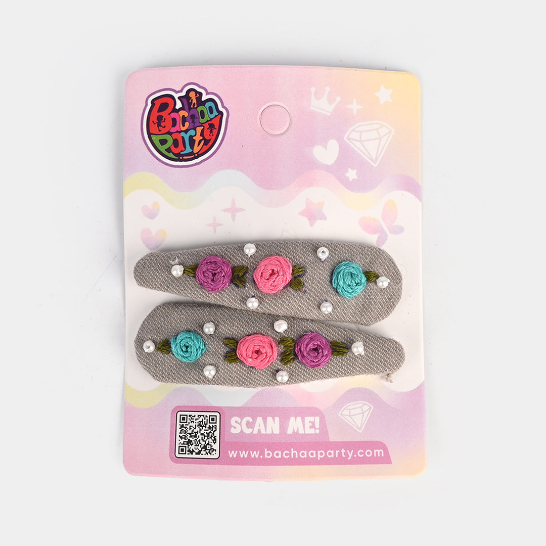Embroidery Hair Clips