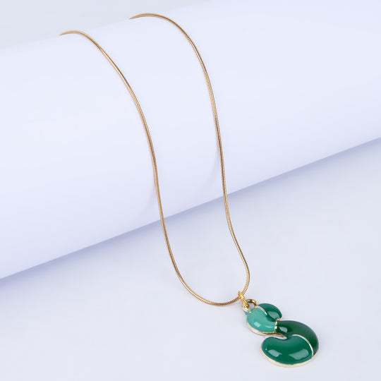Trendy Alphabet Pendant Necklace for Girls