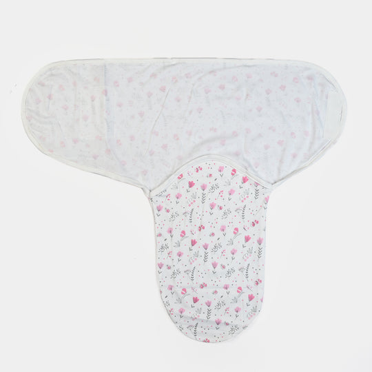 Baby Swaddle with Cap & Mittens Set