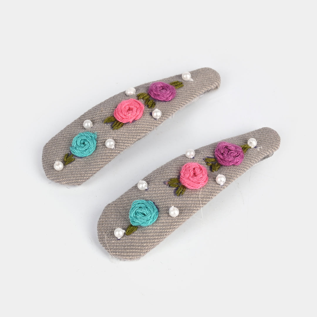 Embroidery Hair Clips