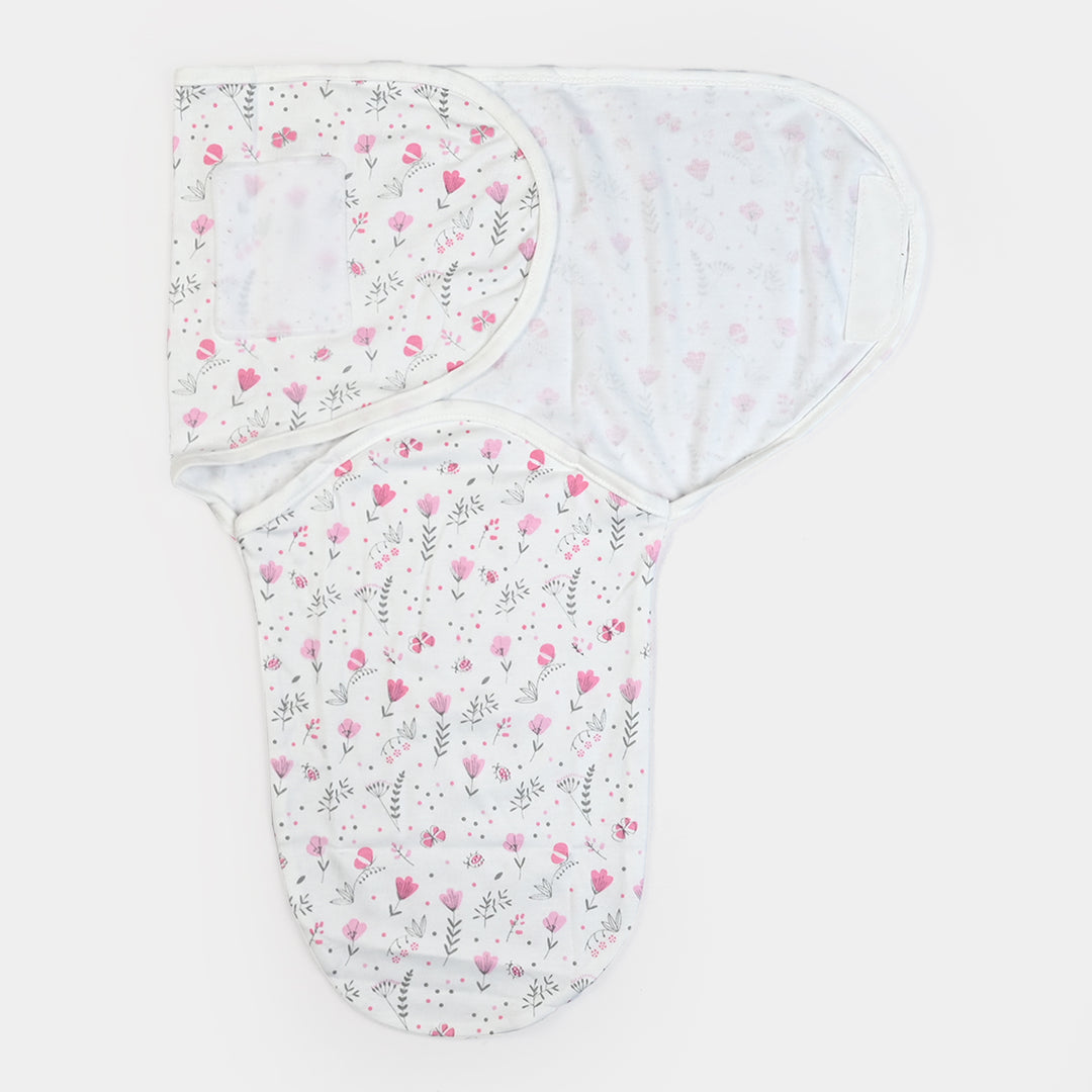 Baby Swaddle with Cap & Mittens Set