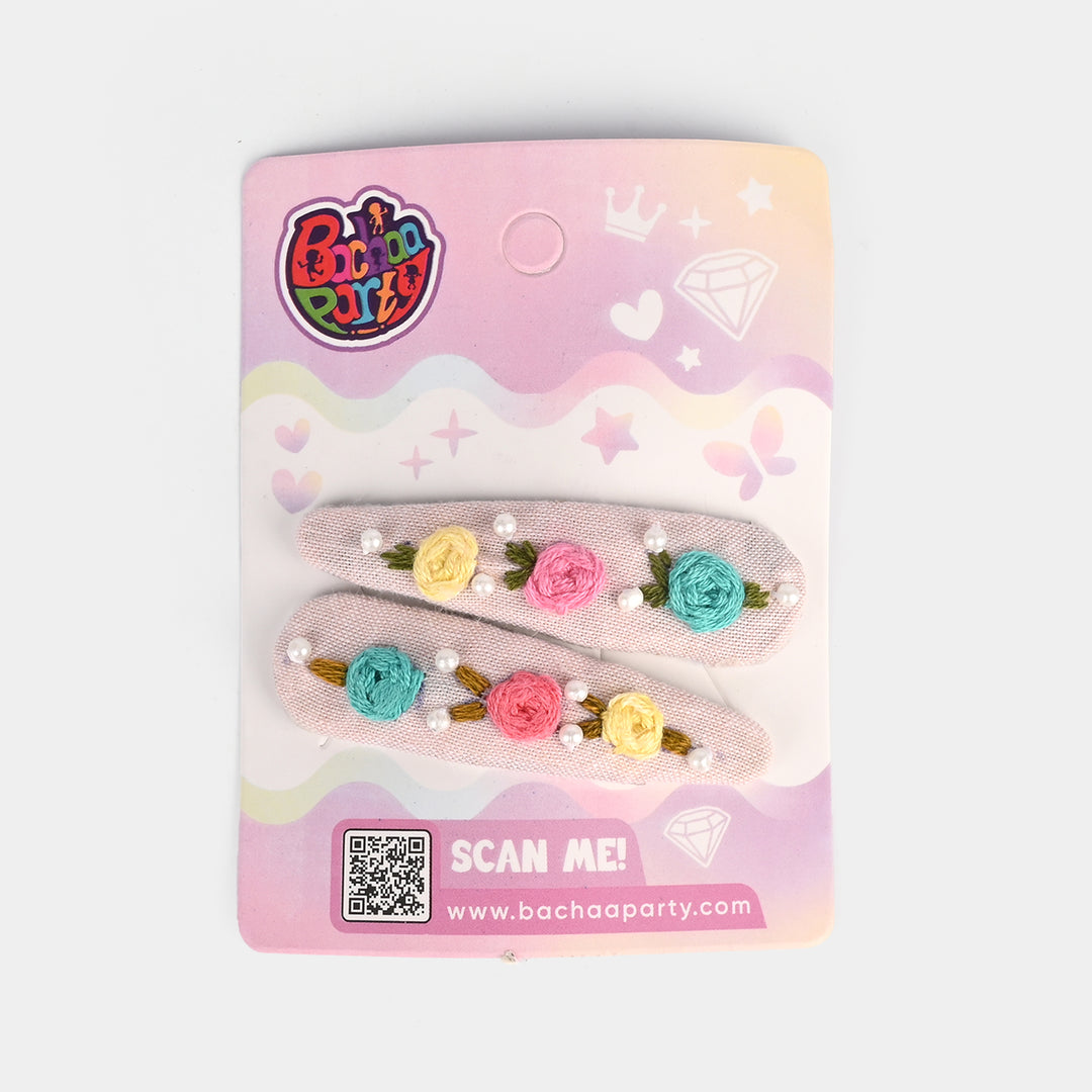 Embroidery Hair Clips