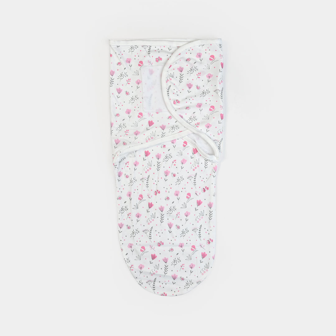 Baby Swaddle with Cap & Mittens Set