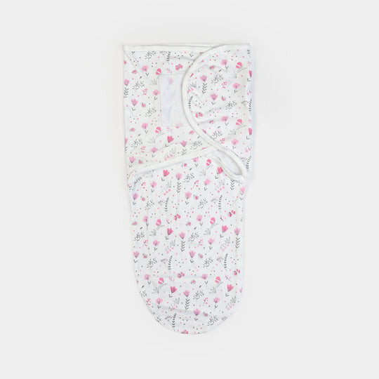 Baby Swaddle with Cap & Mittens Set