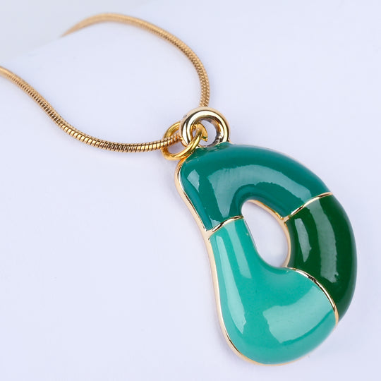 Trendy Alphabet Pendant Necklace for Girls