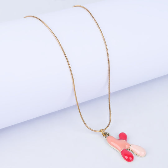 Trendy Alphabet Pendant Necklace for Girls