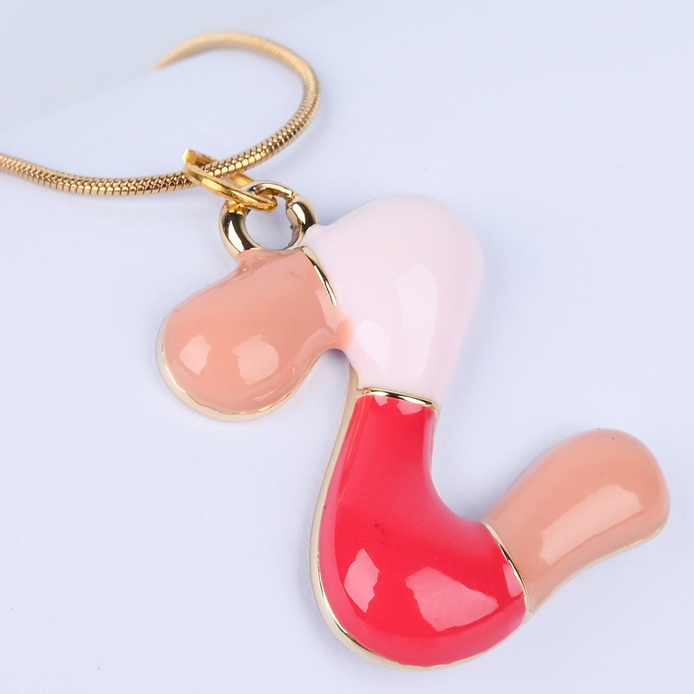 Trendy Alphabet Pendant Necklace for Girls