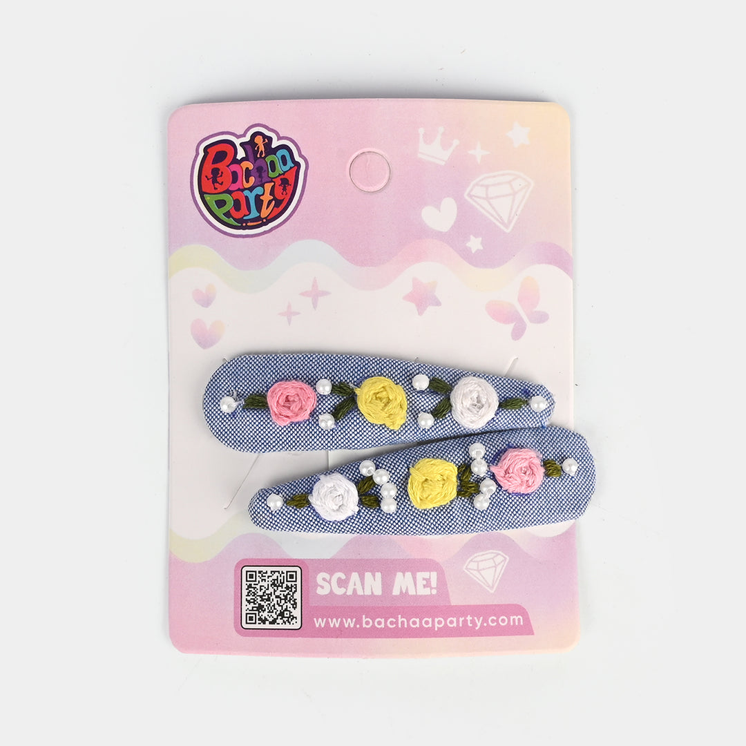 Embroidery Hair Clips