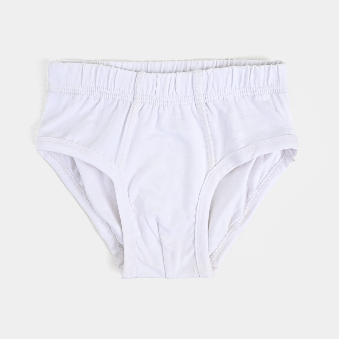 Boys Brief Pack of 2 Solid-White/Blue