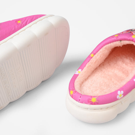 Girls Slipper Fur HH-001-Pink