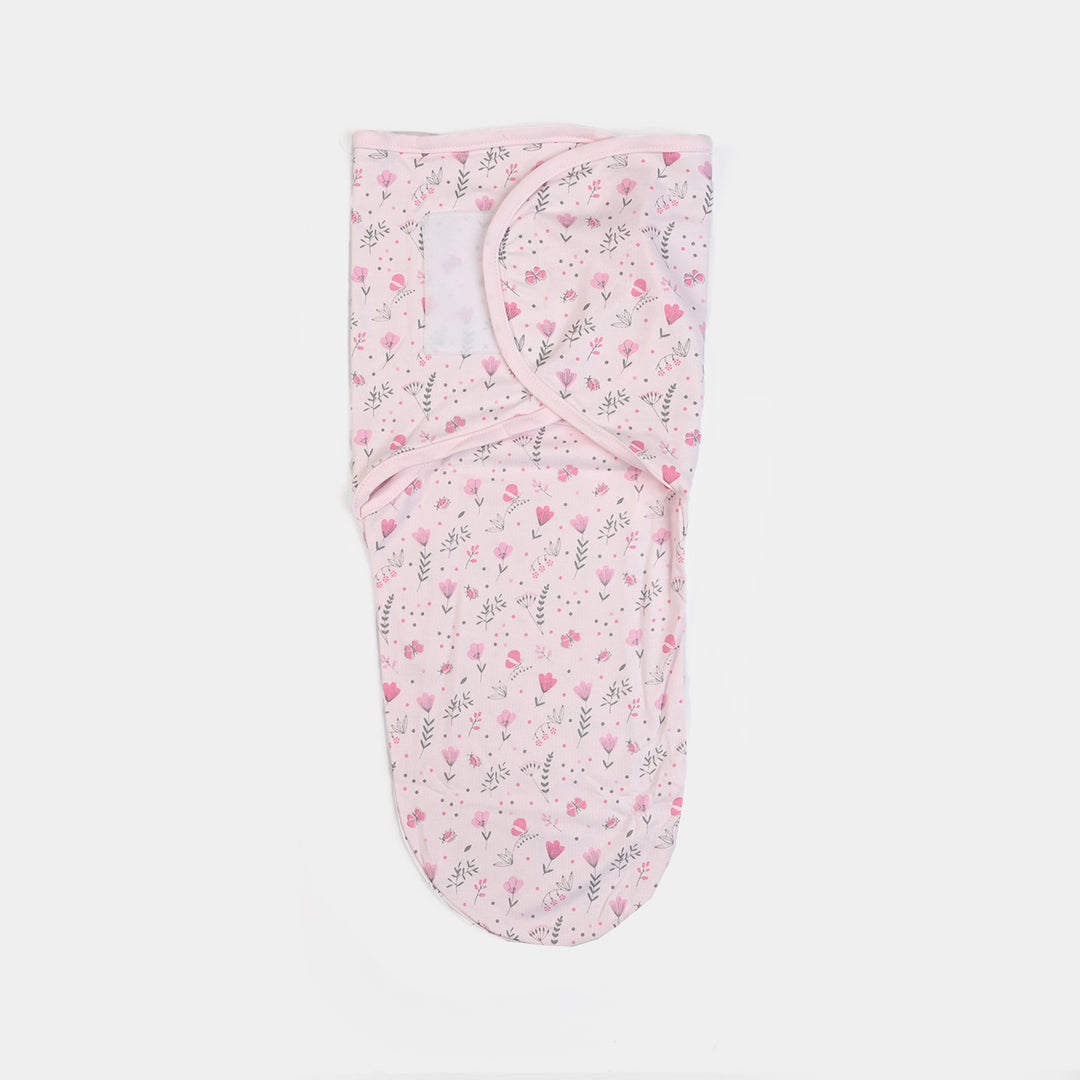 Baby Swaddle with Cap & Mittens Set