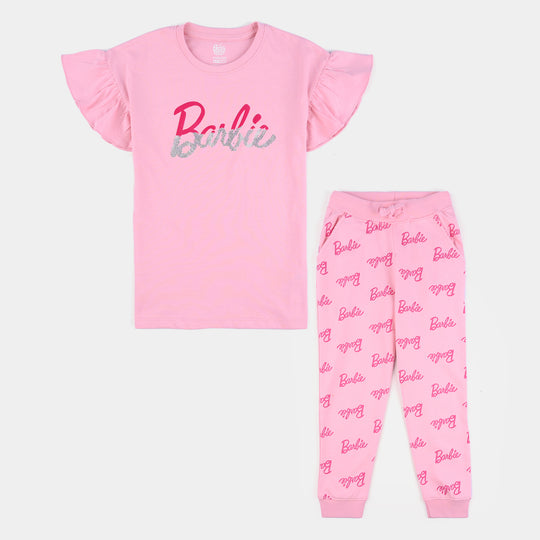 Girls Jersey/Terry 2 Piece Suit