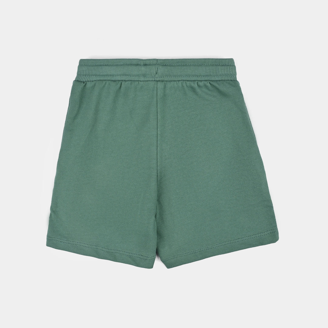 Boys Cotton Terry Short The Future-Blue