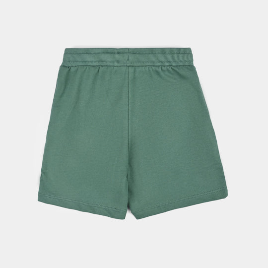 Boys Cotton Terry Short The Future-Blue