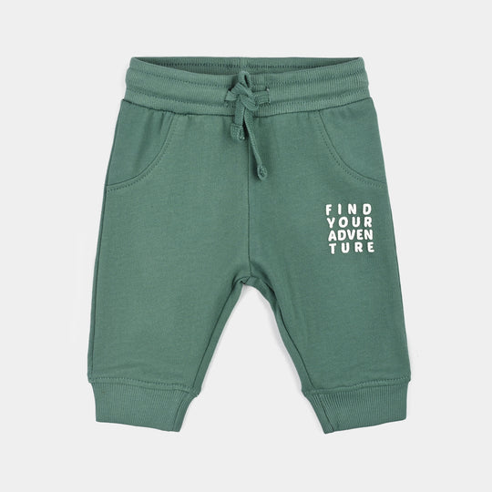 Infant Boys Cotton Terry Pyjama Find Your-Blue