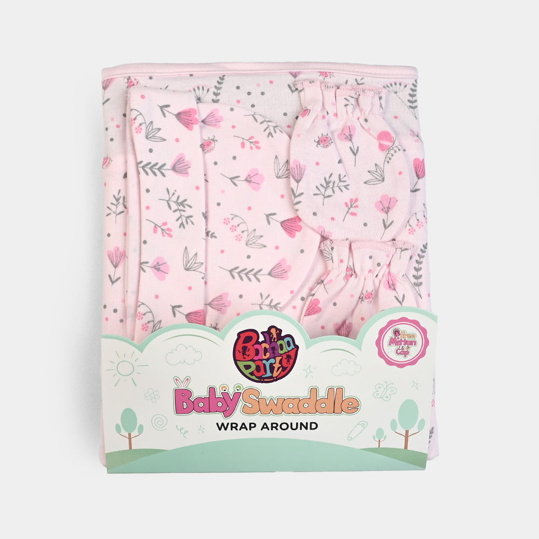 Infant Big Swaddle with Cap & Mittens