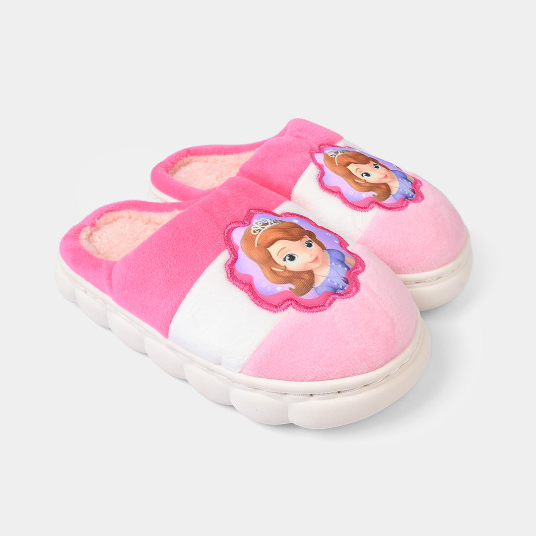 Girls Slipper Fur HH-004-Pink