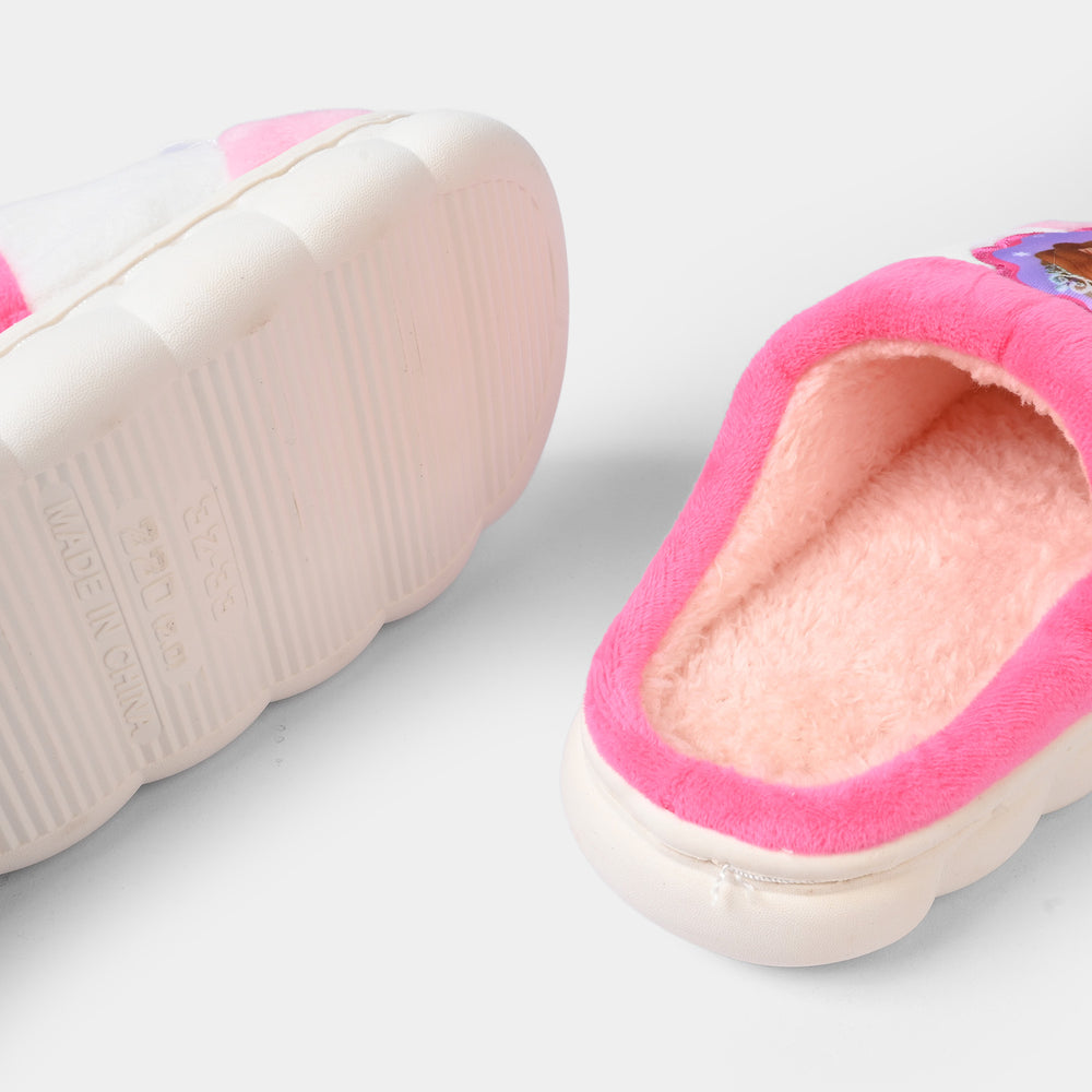 Girls Slipper Fur HH-004-Pink