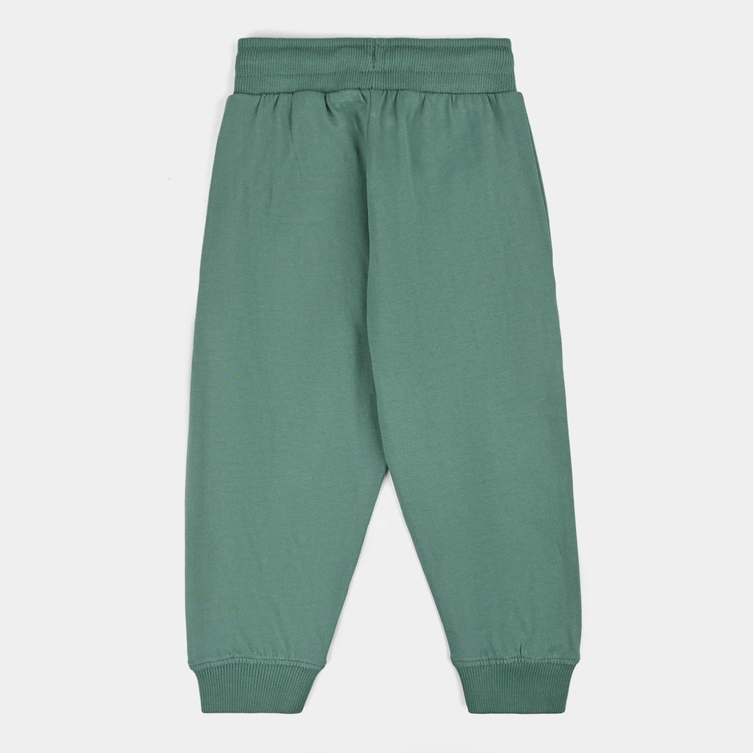 Boys Cotton Terry Pyjama All Time-Blue
