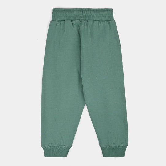 Boys Cotton Terry Pyjama All Time-Blue